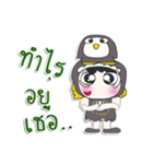 Miss. Shabubu..Love Penguin..^^（個別スタンプ：26）