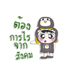 Miss. Shabubu..Love Penguin..^^（個別スタンプ：36）