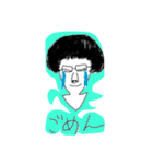 chin stamp background transparency Ver.（個別スタンプ：5）