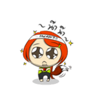 Hungry girl : enjoy eating（個別スタンプ：16）