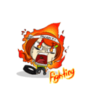 Hungry girl : enjoy eating（個別スタンプ：27）
