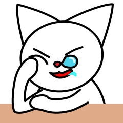 [LINEスタンプ] The moving cat Fei