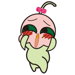 [LINEスタンプ] Childish lily of the valley