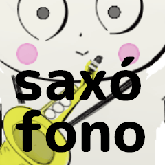 [LINEスタンプ] orchestra saxophone everyone Spain ver