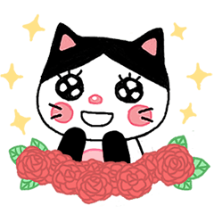 [LINEスタンプ] poker face meo 2