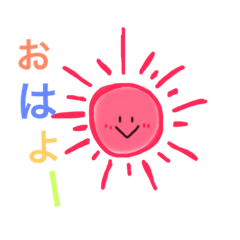[LINEスタンプ] ニコ顔あいさつ