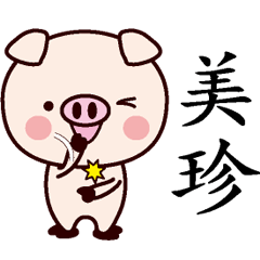 [LINEスタンプ] 美珍専用名前スタンプ中国語版