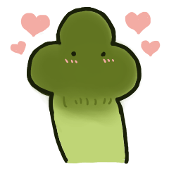 [LINEスタンプ] My classmate cauliflower is in love