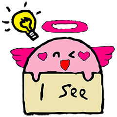 [LINEスタンプ] Cute pink Anglov