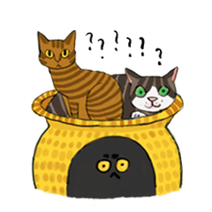 [LINEスタンプ] CATS IN OFFICE
