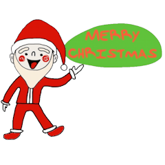 [LINEスタンプ] Santa, Merry x'mas 2018の画像（メイン）