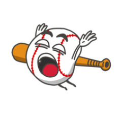 [LINEスタンプ] Play ball！の画像（メイン）