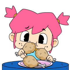 [LINEスタンプ] Popping girl 2