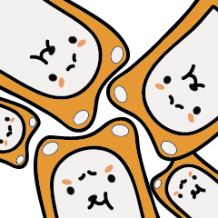 [LINEスタンプ] Toast mouse