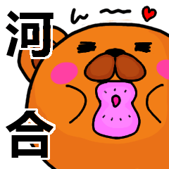 [LINEスタンプ] 河合より愛を込めて（名前スタンプ）