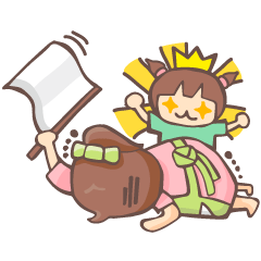 [LINEスタンプ] Full-time mother fighting diary