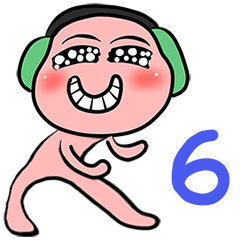 [LINEスタンプ] powerdance 6