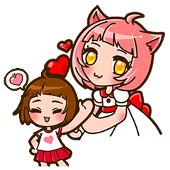 [LINEスタンプ] Every Girls Action Diary