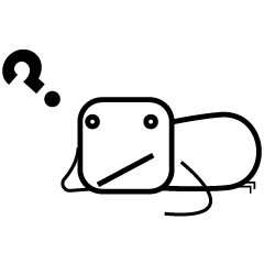 [LINEスタンプ] Huh？ What？