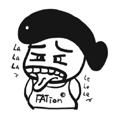 [LINEスタンプ] デブの