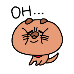 [LINEスタンプ] 我が家の雑種犬