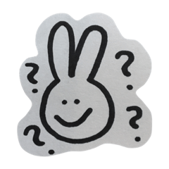 [LINEスタンプ] 適当な うさ