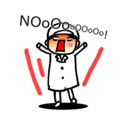 [LINEスタンプ] Dietician and cook, English version