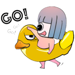 [LINEスタンプ] A Little Sister QoA