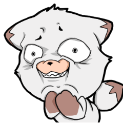 [LINEスタンプ] 嘻嘻 - 感情に素直なオオカミ（中国語）
