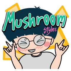[LINEスタンプ] Mushroom Styles