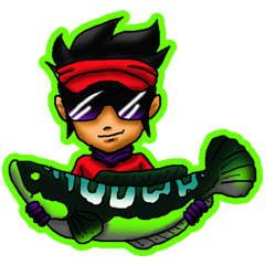 [LINEスタンプ] Fishing Chado Thailand