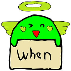 [LINEスタンプ] Cute green Anglov