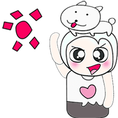 [LINEスタンプ] Mr. Kohaku and dog..^^