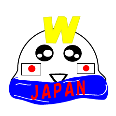 [LINEスタンプ] グマ王のかわいいサッカー日本代表スタンプの画像（メイン）
