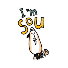 [LINEスタンプ] i'm sou ！