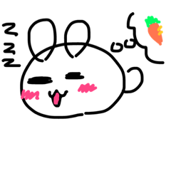 [LINEスタンプ] もちウサギ