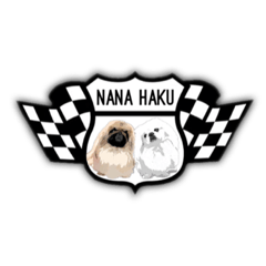 [LINEスタンプ] ペキニーズ Nana ＆ Haku