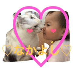 [LINEスタンプ] うちの娘と時々ねこのスタンプ①