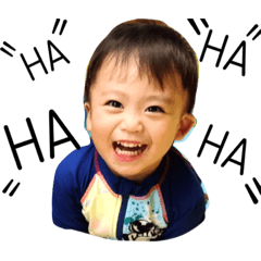 [LINEスタンプ] ボクの楽しい1日