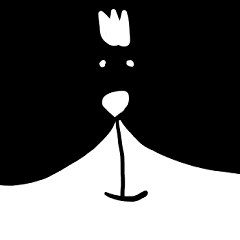 [LINEスタンプ] しろくろシーズー