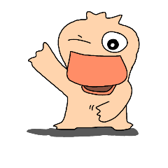 [LINEスタンプ] Painy is crazy duck