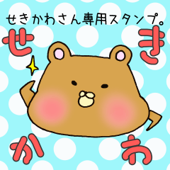 [LINEスタンプ] せきかわさん専用スタンプの画像（メイン）