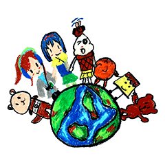 [LINEスタンプ] Good Friends' Daily Lives on the Earth