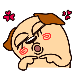 [LINEスタンプ] The puppy:woof