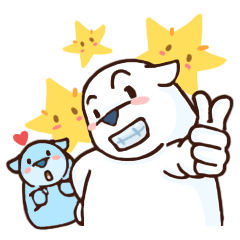 [LINEスタンプ] chubby boy ＆ chubby girl 2