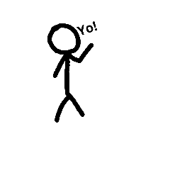 [LINEスタンプ] Faceless Stickman