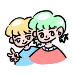 [LINEスタンプ] #My girlfriend