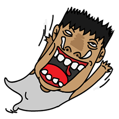 [LINEスタンプ] Fat face 3