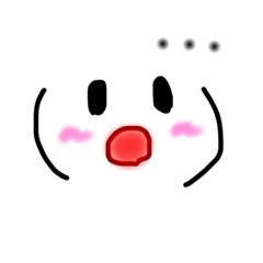 [LINEスタンプ] 色付き顔文字
