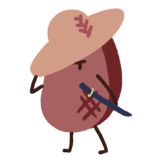 [LINEスタンプ] ステーキ侍